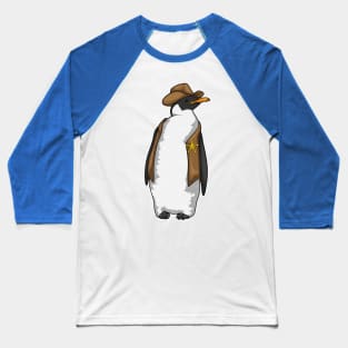 Penguin Sheriff Baseball T-Shirt